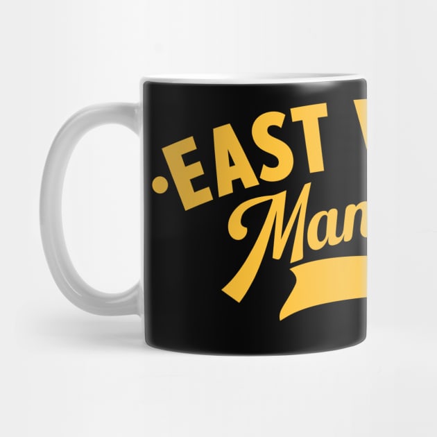 East Village Manhattan - NYC Minimal Logo by Boogosh